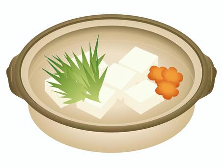 Soup tofu, JPG Soup tofu, food, winter, a pot, JPG