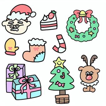 クリスマス　カラー