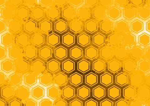 金色のマーブルハニカムテクスチャ マーブル,パターン,テクスチャ,ハニカム,六角形,亀甲,和柄,和風,幾何学,繰り返しのイラスト素材