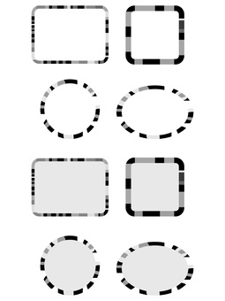 Illustration, mosaic, geometric pattern, four corners, 