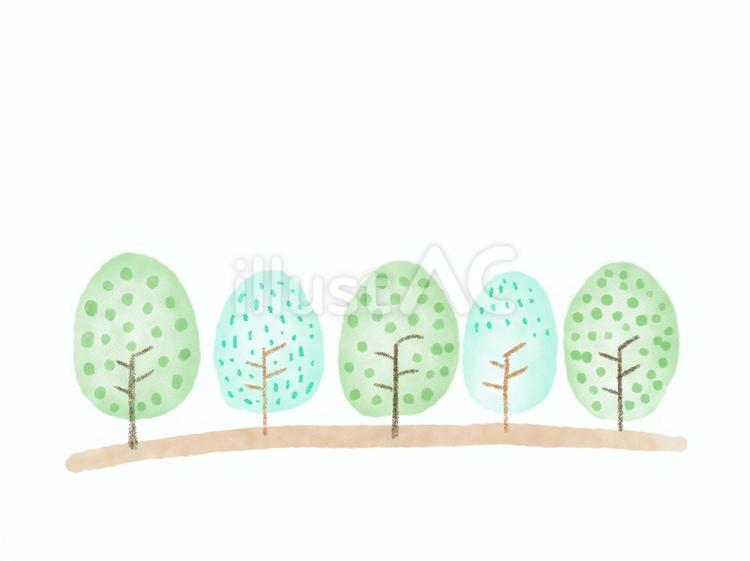 新緑の木 新緑,木,春のイラスト素材