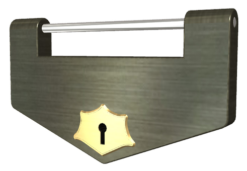 Illustration, padlock, lock, crime prevention, 