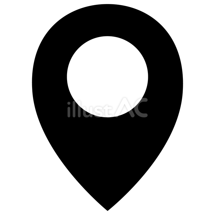目的地・行き先を示す地図アイコン 目的地,行き先,場所のイラスト素材