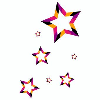 Illustration, star, yellow, decoration, 