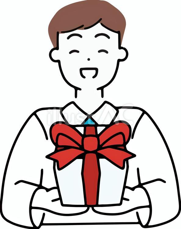 父の日_05 ギフト,パパ,感謝のイラスト素材