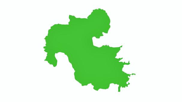 地図　大分県 大分,大分県,地図,マップ,九州,挿絵,ワンポイント,九州地方,地方,地域のイラスト素材