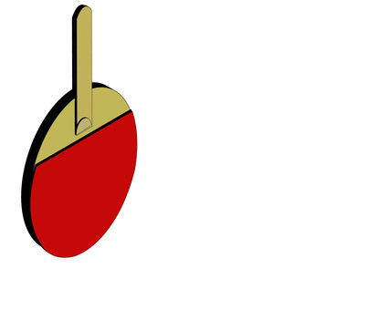 卓球のラケットのイラスト スポーツ用品,道具,卓球のイラスト素材