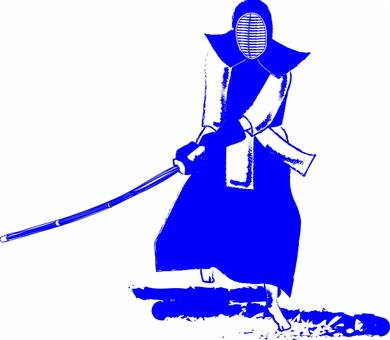 Illustration, kendo, bamboo sword, swordsmanship, 