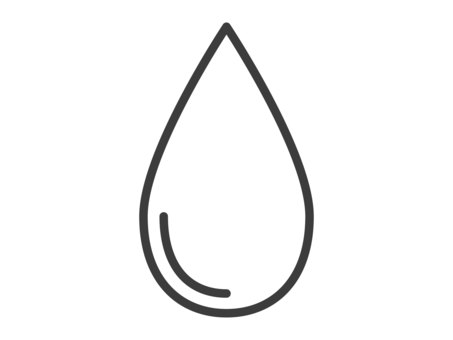 雫・水滴のイラスト（線・黒） 雫,アイコン,ドロップ,マーク,水滴,雨,涙,汗,液体,冷や汗のイラスト素材