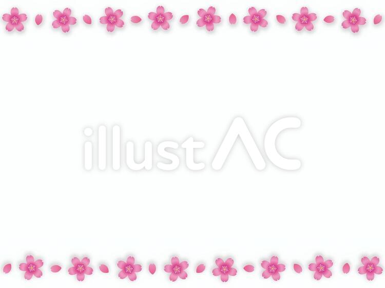 背景-桜16 桜,和,コピースペースのイラスト素材