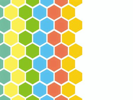 Illustration, hexagonal, geometry, colorful, JPG, PNG and AI