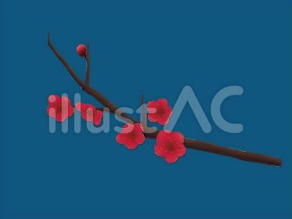 梅1赤_ベクター版
