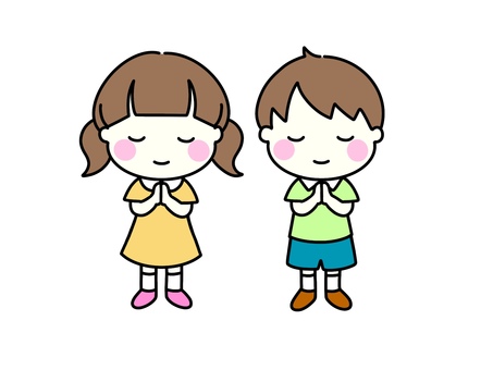 Illustration, молиться, вместе в молитве, рука, 