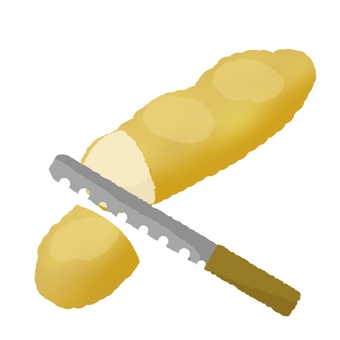 Cut the French Bread, , JPG and PNG