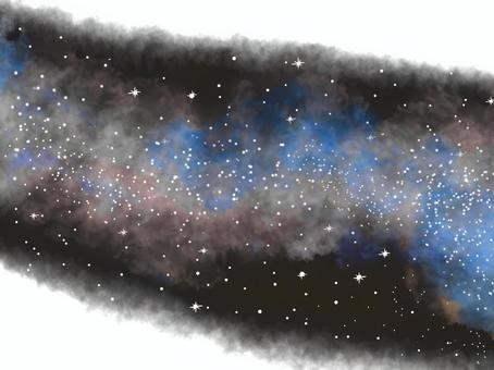 Milky Way Postcards / Backgrounds / Wallpapers, milky way, tanabata, star festival, JPG and PNG