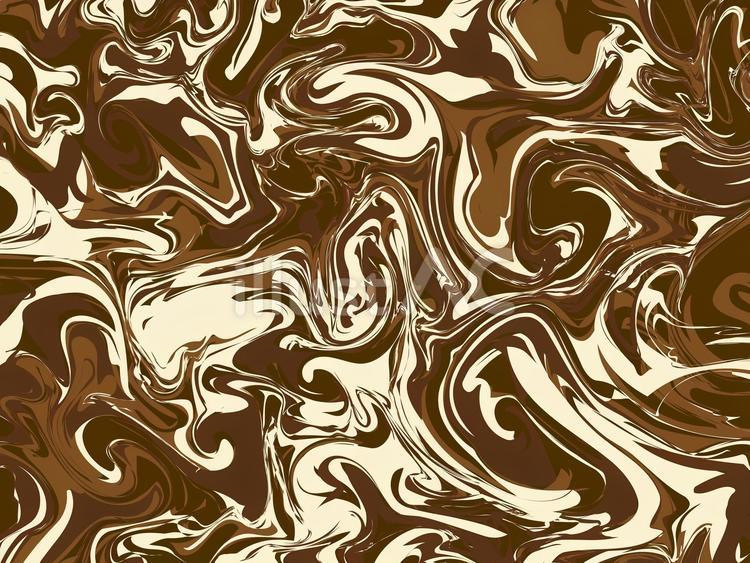 マーブル模様_ミルクチョコレート風 マーブル,ミルク,チョコレートのイラスト素材
