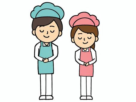 女性 男性 店員