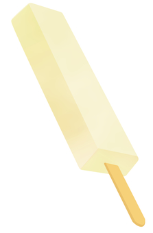 ミルク味の木の棒アイス 棒アイス,ミルク味,バニラ,スティックアイス,アイスクリーム,アイス,アイコン,アイスバー,ミルク,デザートのイラスト素材