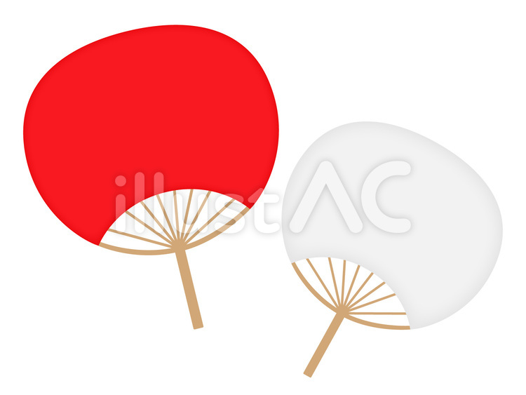 うちわ うちわ,団扇,扇のイラスト素材