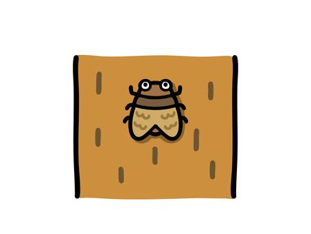 木 蝉イラスト｜無料イラスト・フリー素材なら「イラストAC」
