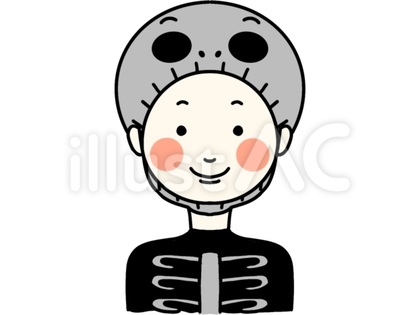 ハロウィンガイコツ