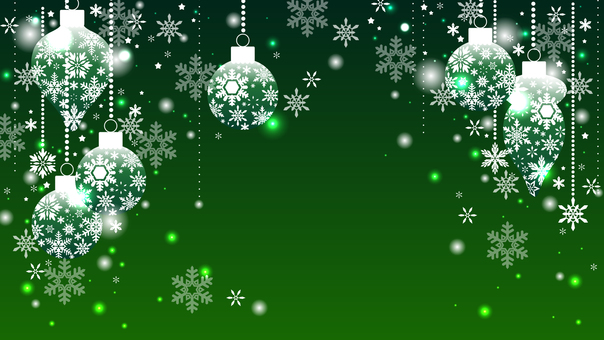 クリスマス風オーナメントの背景