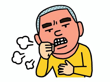 咳 咳,細菌,ウイルス,感染,風邪,男の子,病気,喘息,人物,少年のイラスト素材