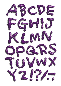 フォント06＿アルファベット＿カラー alphabet,アルファベット,フォント,書体,ぷっくり,ロゴ,タイトル,文字,手書き,fontのイラスト素材