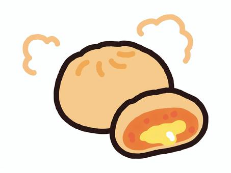 チーズがとろけるピザまん チーズがとろけるピザまん ピザまん,チーズ,中華まん,点心,食べ物,グルメ,おやつ,食事,軽食,ほかほかのイラスト素材