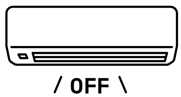 節電・省エネ対策のアイコンクーラー05 節電,省エネ,節約,アイコン,光熱費,電気代,エアコン,クーラー,設定温度,スイッチのイラスト素材