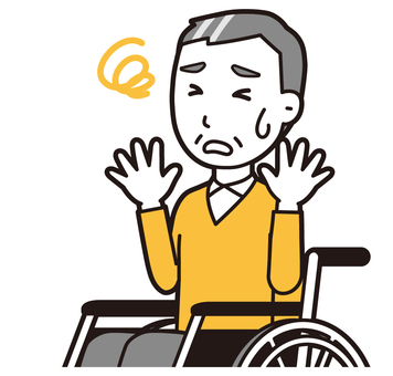 ニット中年男性(黄)-299-バスト