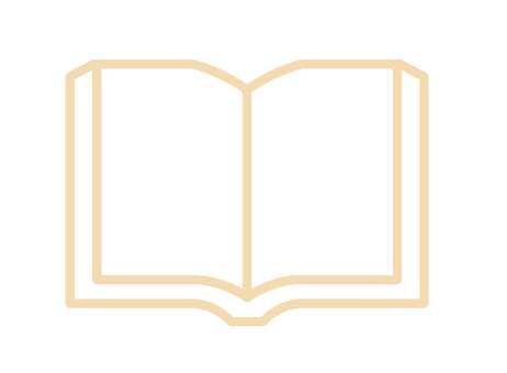 読書アイコン 読書の秋,読書,本,ノート,読む,学習,無地,見開き,開く,挿絵のイラスト素材