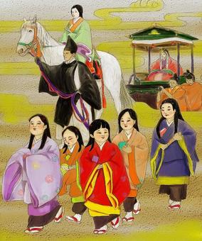 Aoi Matsuri Kyoto procession, JPG Aoi Matsuri Kyoto procession, aoi matsuri, may, kyoto, JPG