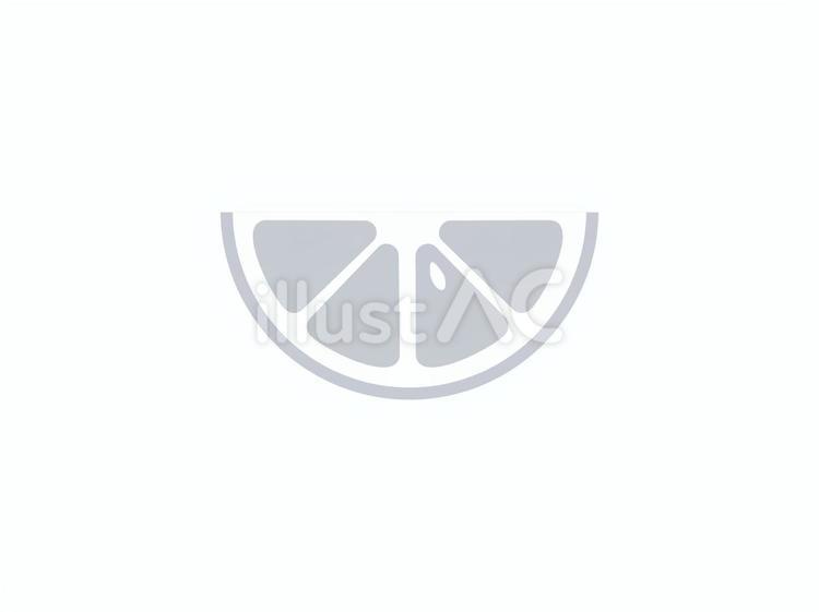 オレンジのマーク オレンジ,レモン,グレープフルーツのイラスト素材