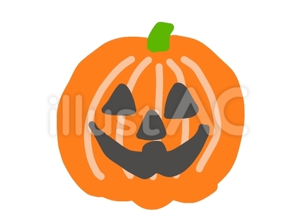ハロウィン_かぼちゃのイラスト