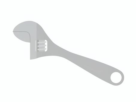 モンキーレンチ モンキー,アジャスタブル,レンチ,工具,修理,道具,メンテナンス,調整,アイコン,シンプルのイラスト素材