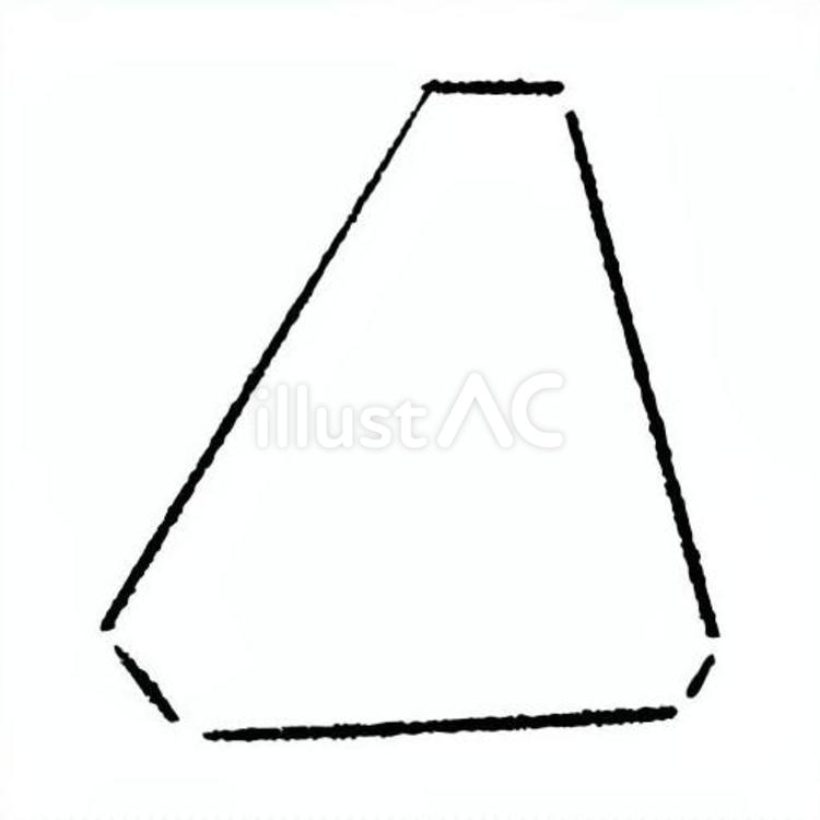 手描きのカクカクの吹き出し67 吹き出し,フレーム,見出しのイラスト素材