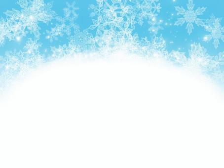 snowflake frame, JPG snowflake frame, snow, crystal, beautiful, JPG