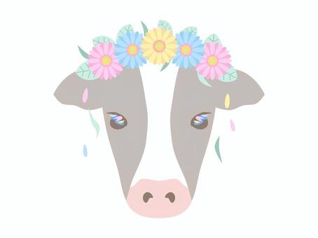 Cow and corolla, корова, уродские годы, зодиак, JPG and PNG