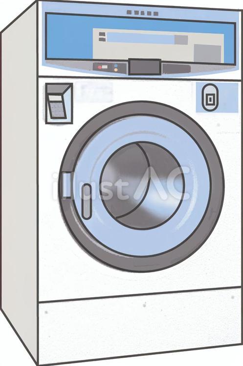 コイン式自動洗濯乾燥機 コイン式自動洗濯乾燥機,家電,業務用のイラスト素材