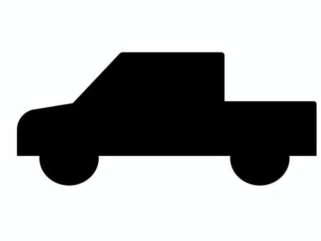 車のシルエット ピックアップ 車のシルエット ピックアップ シルエット,自動車,乗り物,形,ピックアップのイラスト素材