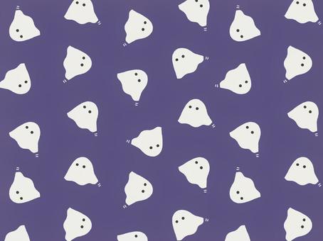 シーツおばけの壁紙_4 シーツおばけ,おばけ,ハロウィン,秋,布,白,紫,パープル,いっぱい,こわいのイラスト素材
