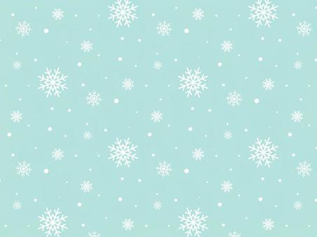 雪の結晶ミントグリーン背景 背景,パターン,雪の結晶のイラスト素材