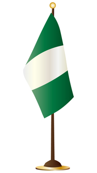ナイジェリアの卓上旗