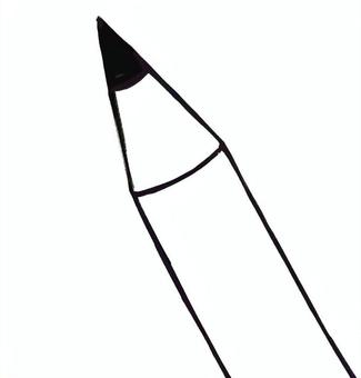 鉛筆の先 鉛筆,文房具,筆記用具,描く,書く,先,尖っている,文具のイラスト素材