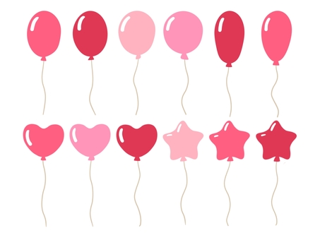 Illustration, balloon, pill, star, 