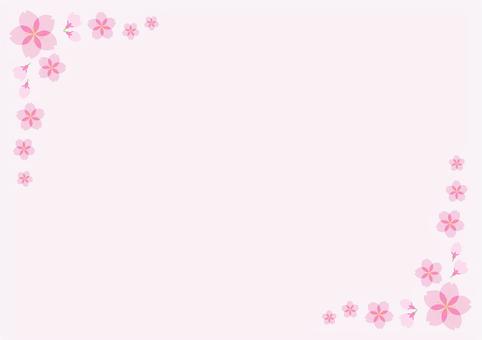 Cherry blossom frame, JPG Cherry blossom frame, pink, baby pink, cherry blossoms, JPG