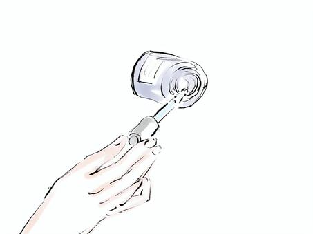 美容液をスポイトで取る手 美容液,スポイト,美容,手,保湿剤,水彩のイラスト素材