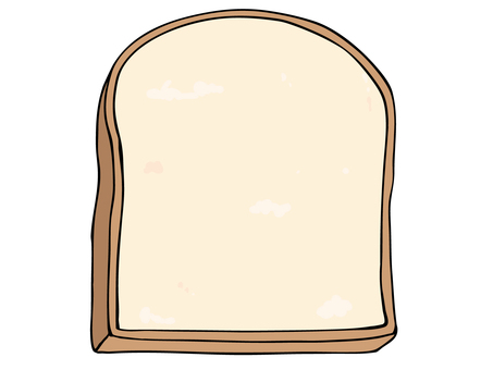 山型食パン 山型食パン,パン,食べ物,主食,主線あり,広告,チラシ,cm,白背景,背景透過のイラスト素材