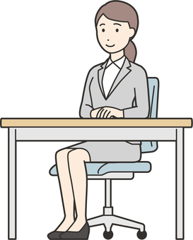 Illustration, female, people, sit, 